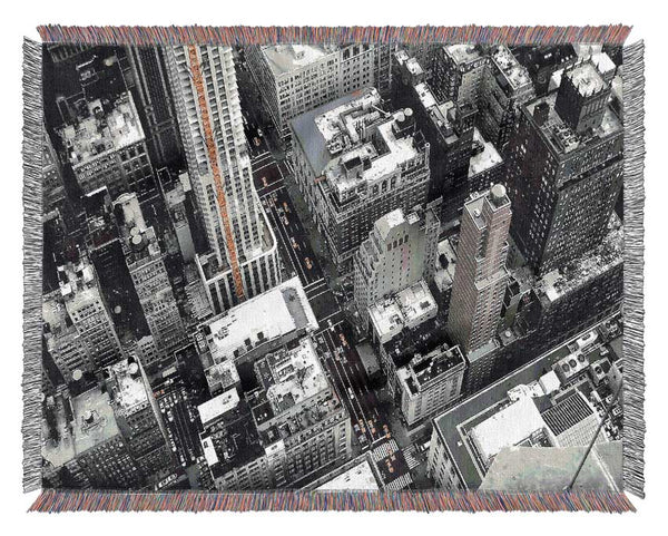 New York City Streets Woven Blanket