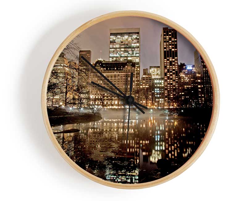 New York Lights Clock - Wallart-Direct UK