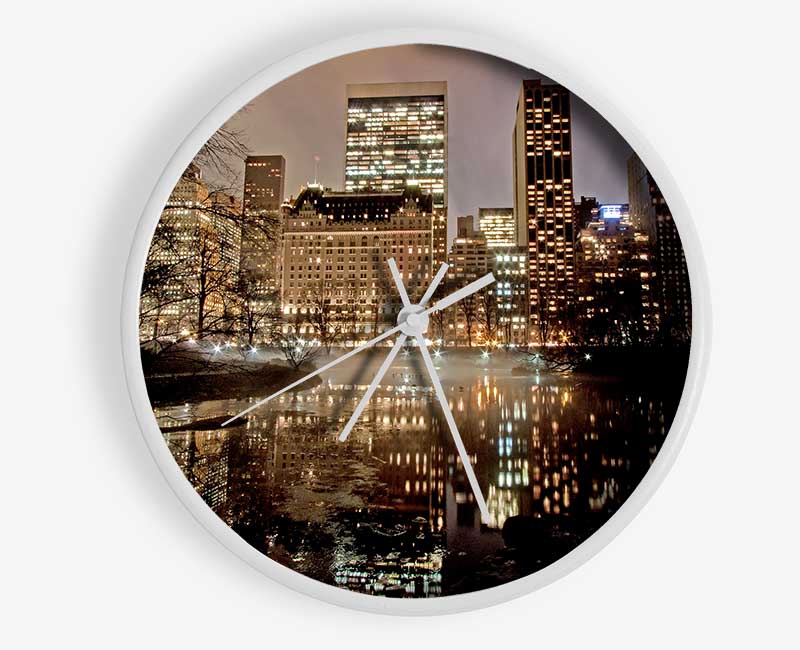 New York Lights Clock - Wallart-Direct UK