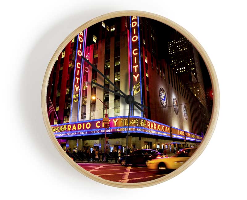 New York Radio City Clock - Wallart-Direct UK