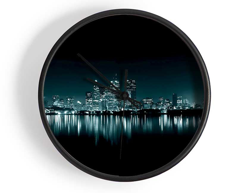 New Zealand Blues Clock - Wallart-Direct UK