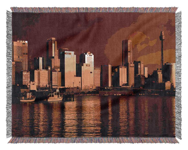 New Zealand Golden Glow Woven Blanket