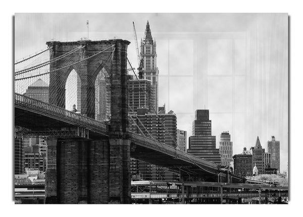 Nyc Brooklyn Bridge B~w Architecture Can