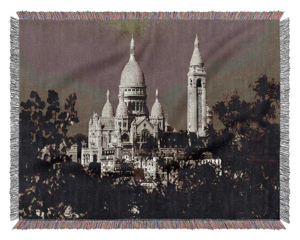 Paris Sepia Woven Blanket