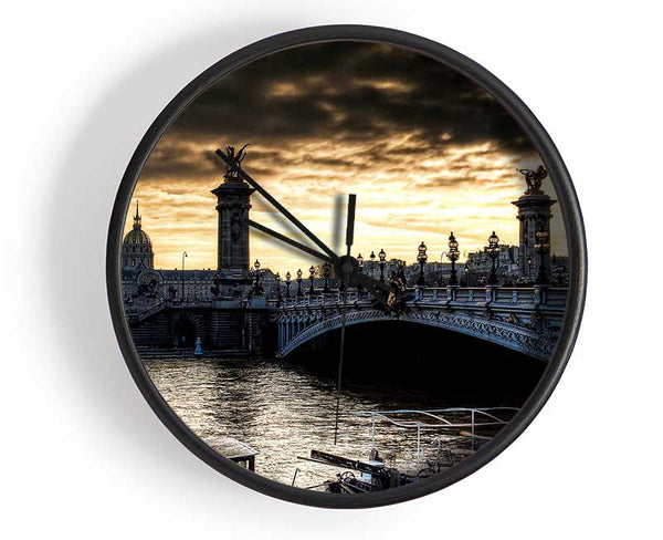 Paris Bridge Clock - Wallart-Direct UK