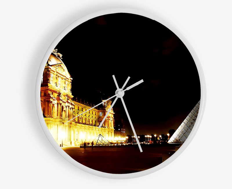 Paris Louvre Lights Clock - Wallart-Direct UK