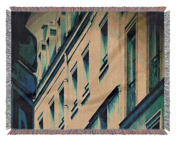 Paris Street Woven Blanket