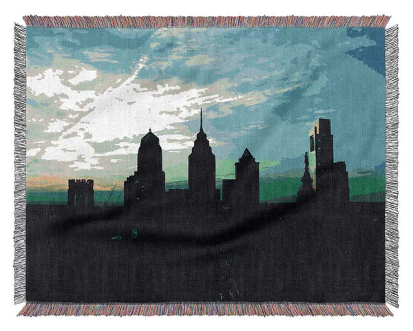 Philadelphia Usa Woven Blanket