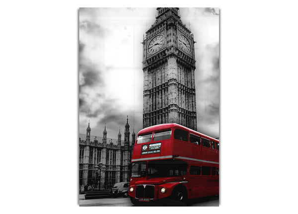 Roter Londoner Bus Big Ben