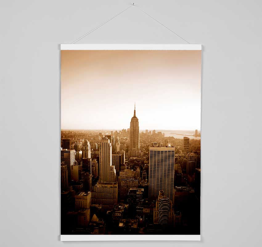 Retro New York Hanging Poster - Wallart-Direct UK