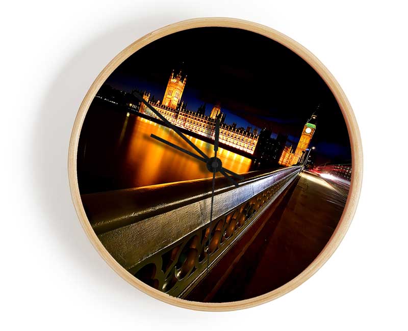 River Thames London Clock - Wallart-Direct UK