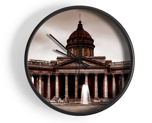 Rome Brown Clock - Wallart-Direct UK