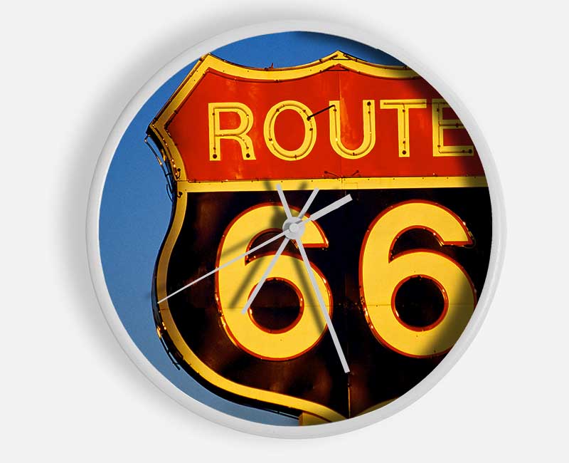 Route 66 Clock - Wallart-Direct UK