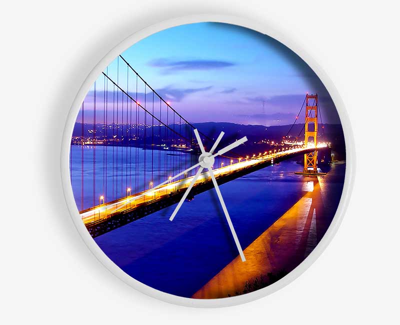 San Francisco Bridge Afar Clock - Wallart-Direct UK