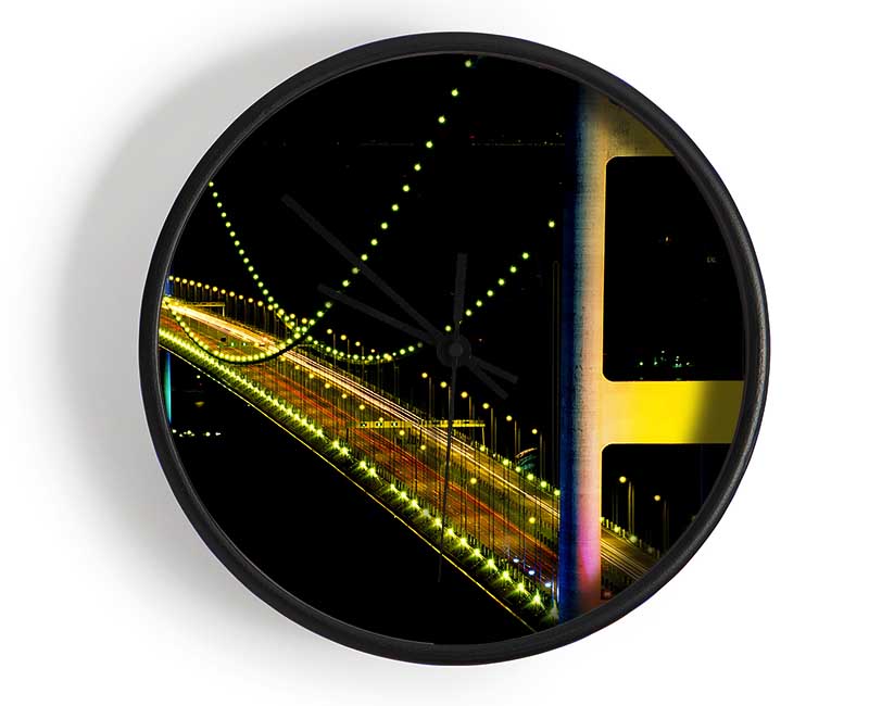 San Francisco Bridge Close-Up Clock - Wallart-Direct UK