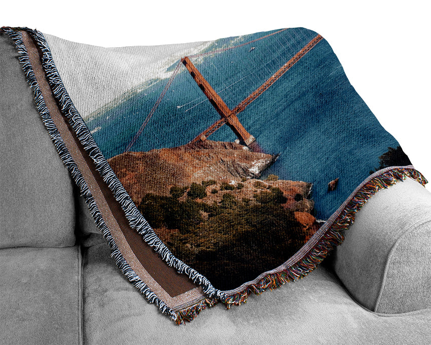 San Francisco Panorama Woven Blanket