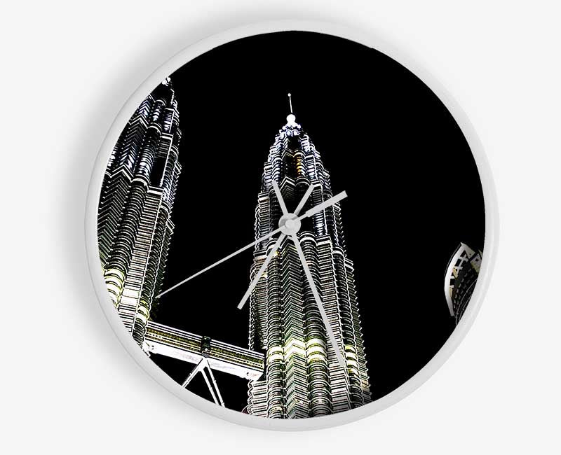 Saudi Arabia Night Lights Clock - Wallart-Direct UK