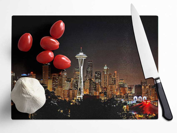 Spectacular Seattle Glass Chopping Board