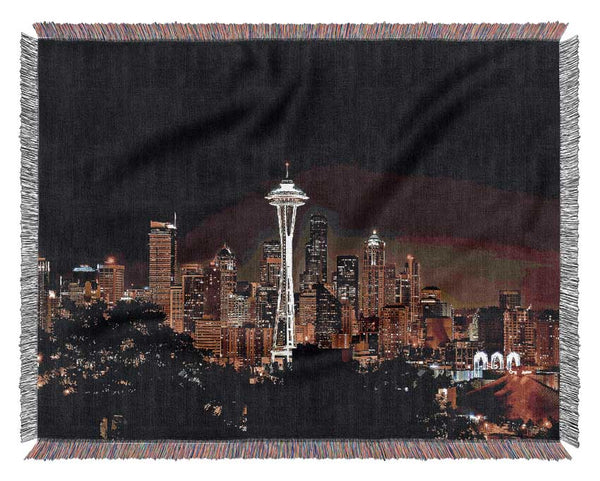 Spectacular Seattle Woven Blanket