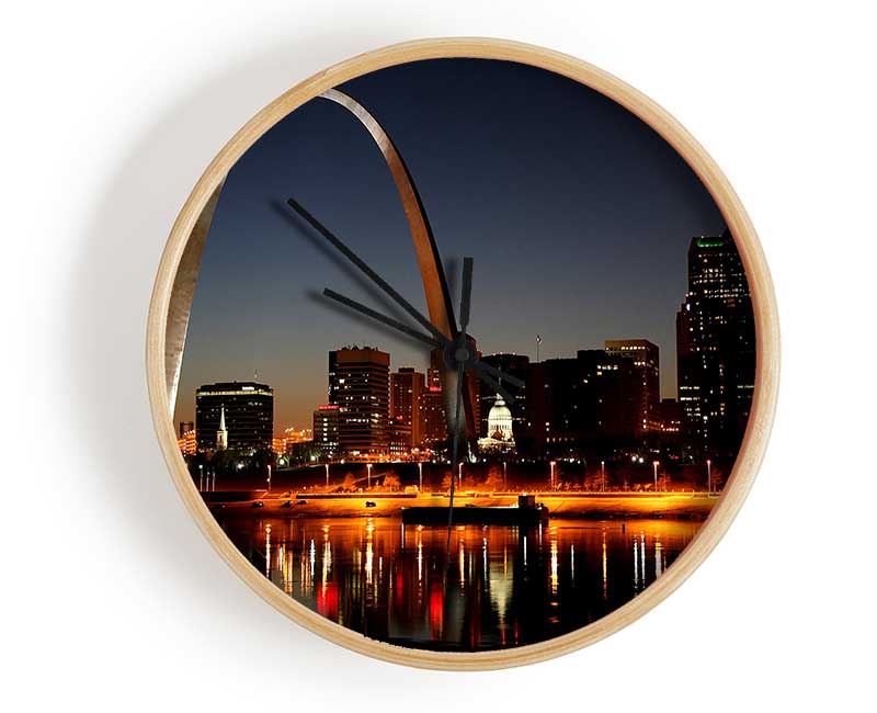 St Louis Missouri Clock - Wallart-Direct UK