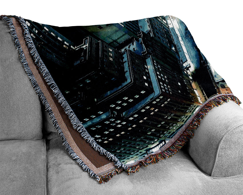 St Patricks Cathedral New York Woven Blanket