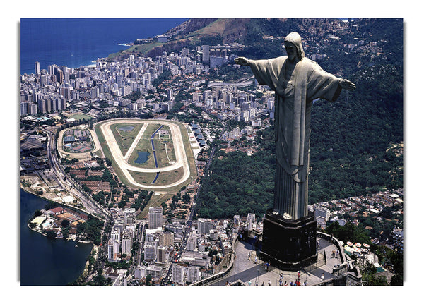 Statue von Christus dem Erlöser Rio De Janeiro Brasilien