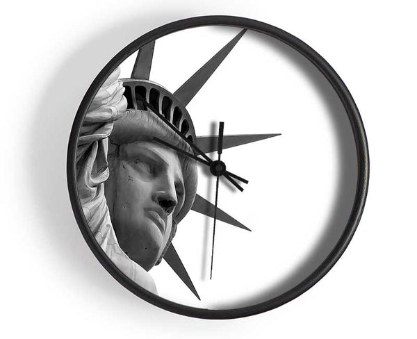 Statue Of Liberty Close-up Clock - Wallart-Direct UK