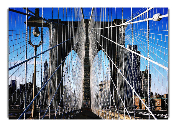 Struktur der Brooklyn Bridge