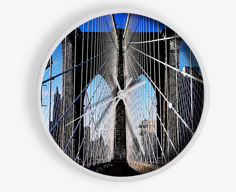 Structure Of Brooklyn Bridge Clock - Wallart-Direct UK