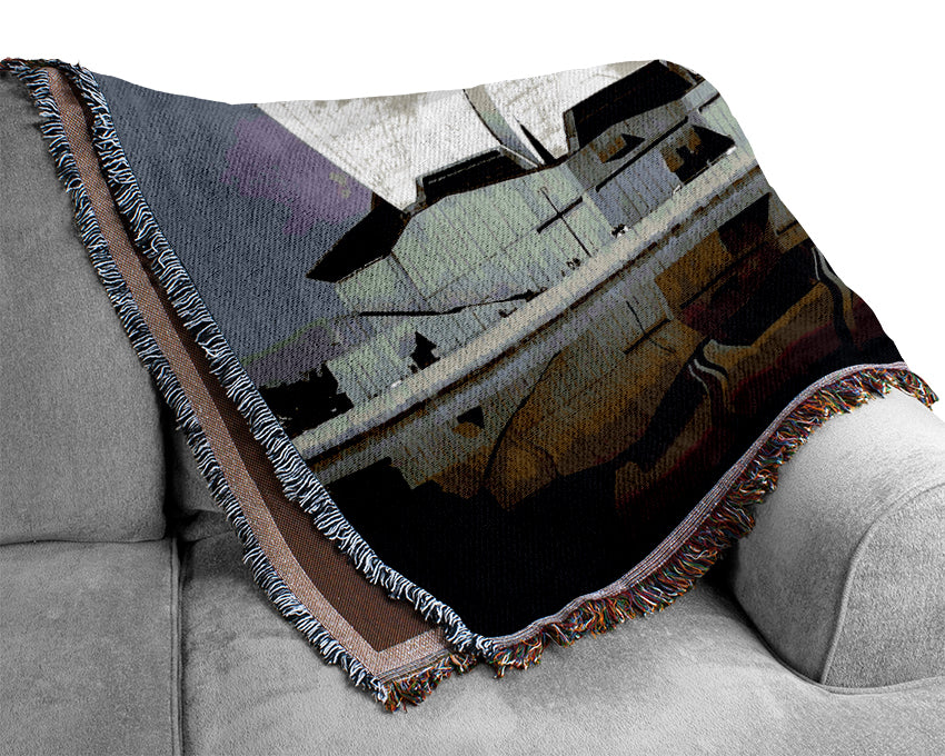 Sydney Opera House Green Harbour Woven Blanket