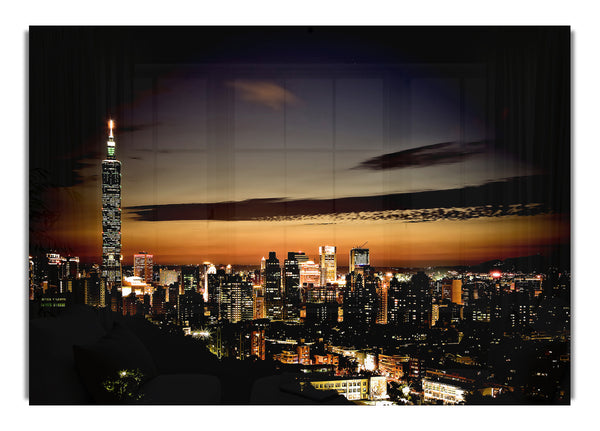 Skyline von Taipeh