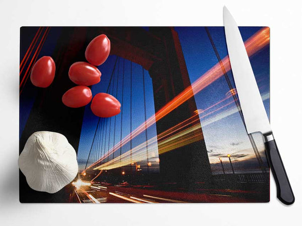 The Bridge Of Light Glass Chopping Board