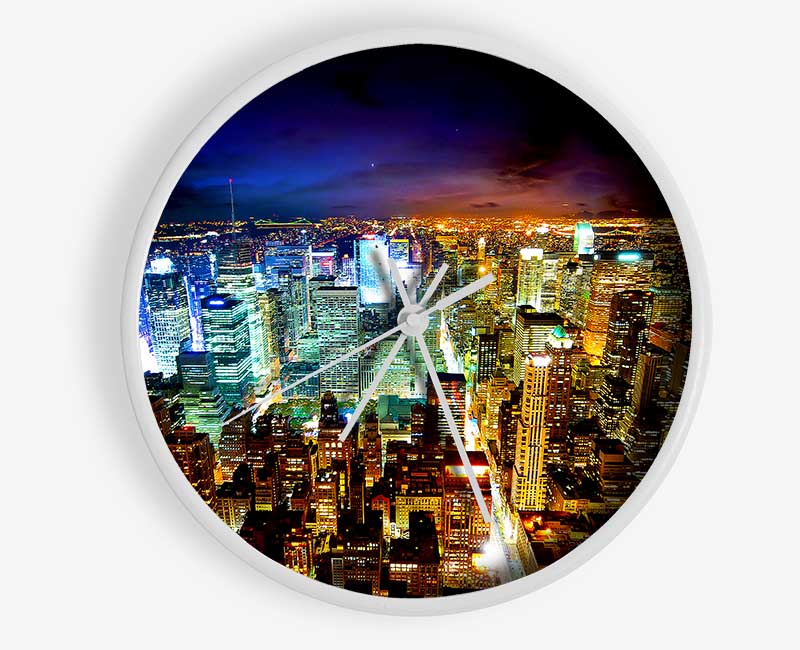 The Centre Of The Cities Energy Clock - Wallart-Direct UK