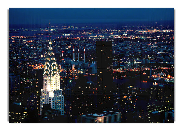 Das Chrysler Building bei Nacht 