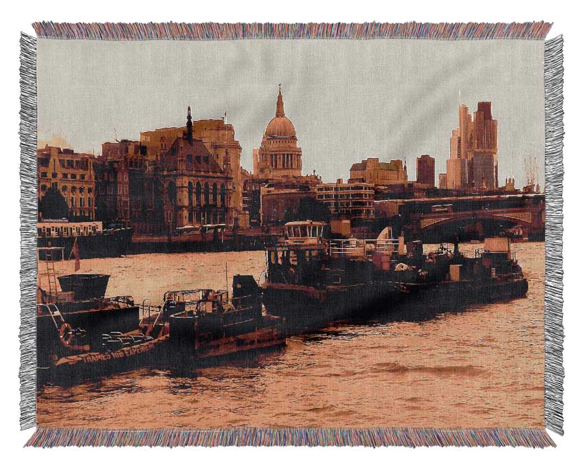 The Thames Woven Blanket