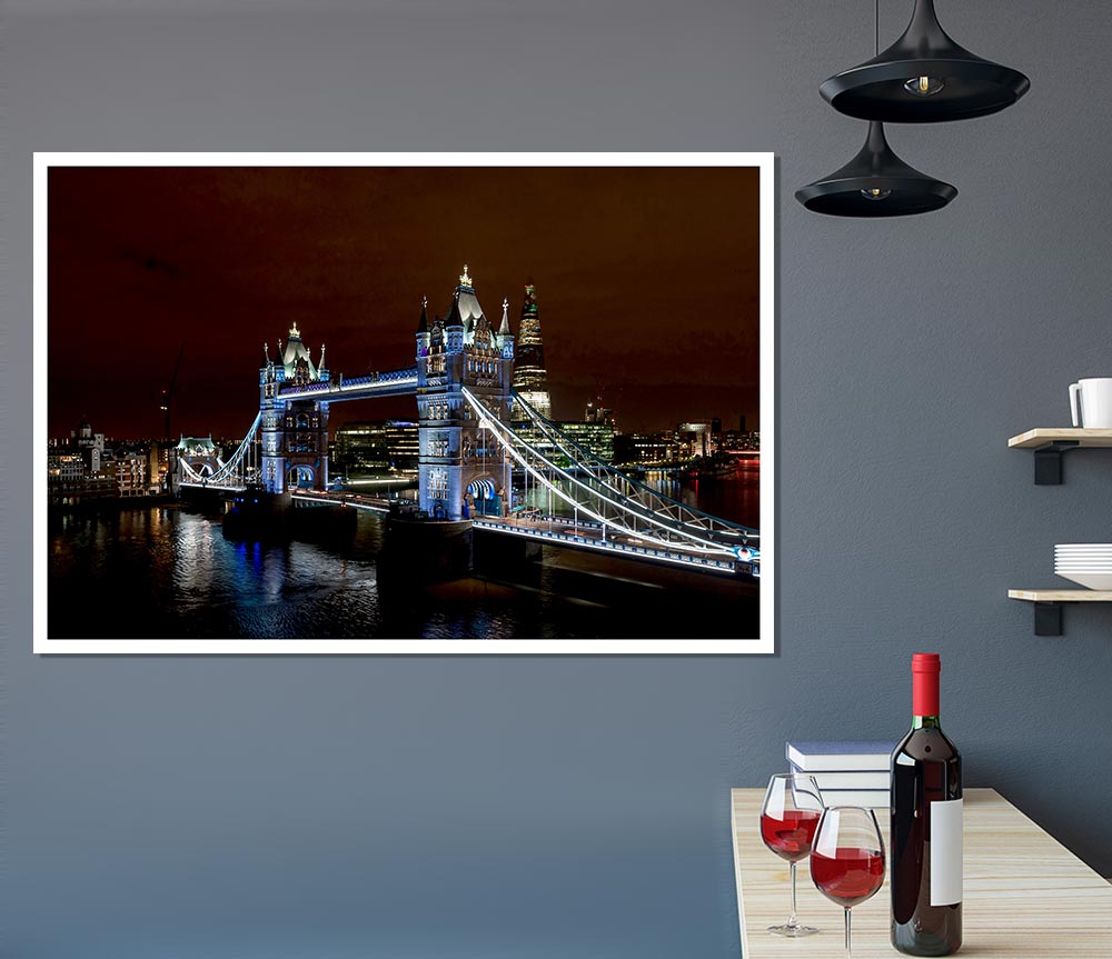 Tower Bridge From Guoman Hotel Print Poster Wall Art