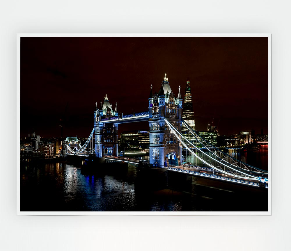 Tower Bridge From Guoman Hotel Print Poster Wall Art