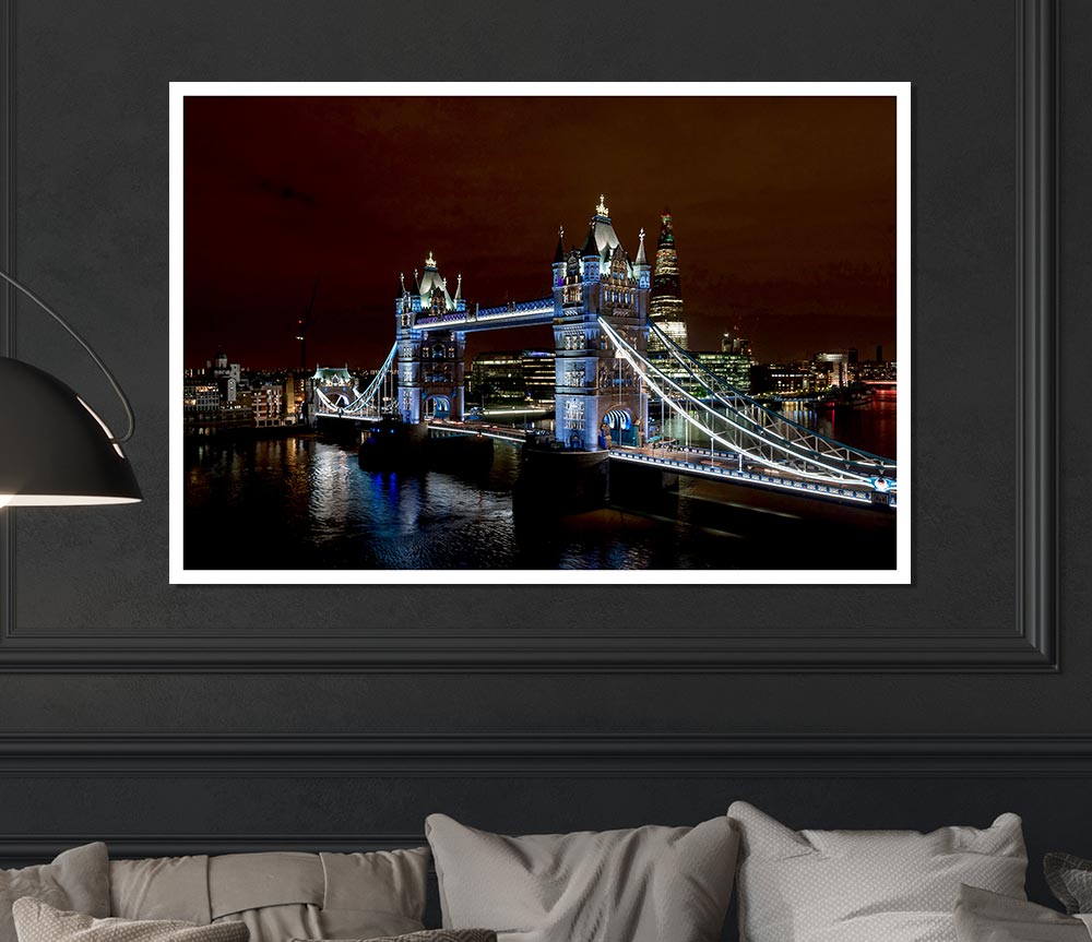 Tower Bridge From Guoman Hotel Print Poster Wall Art