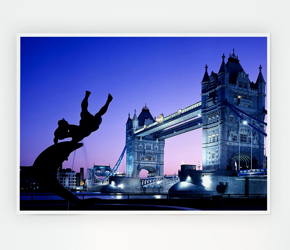 Tower Bridge London Uk Print Poster Wall Art