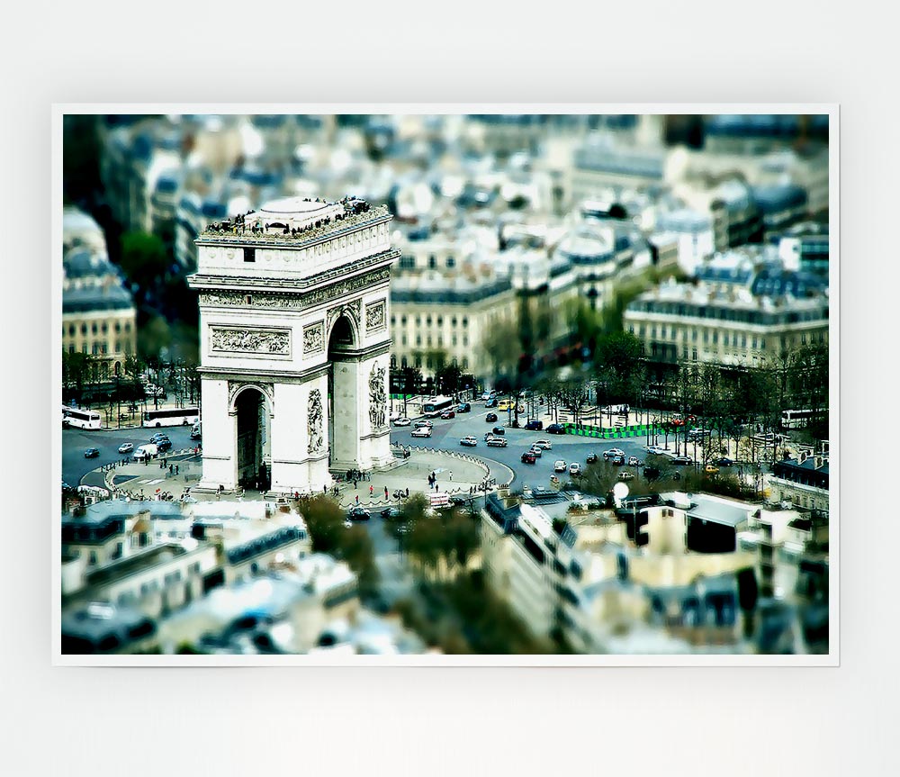 Triumphal Arch Paris Print Poster Wall Art