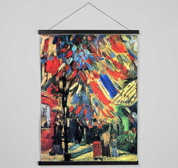 Van Gogh 14 July In Paris Hanging Poster - Wallart-Direct UK