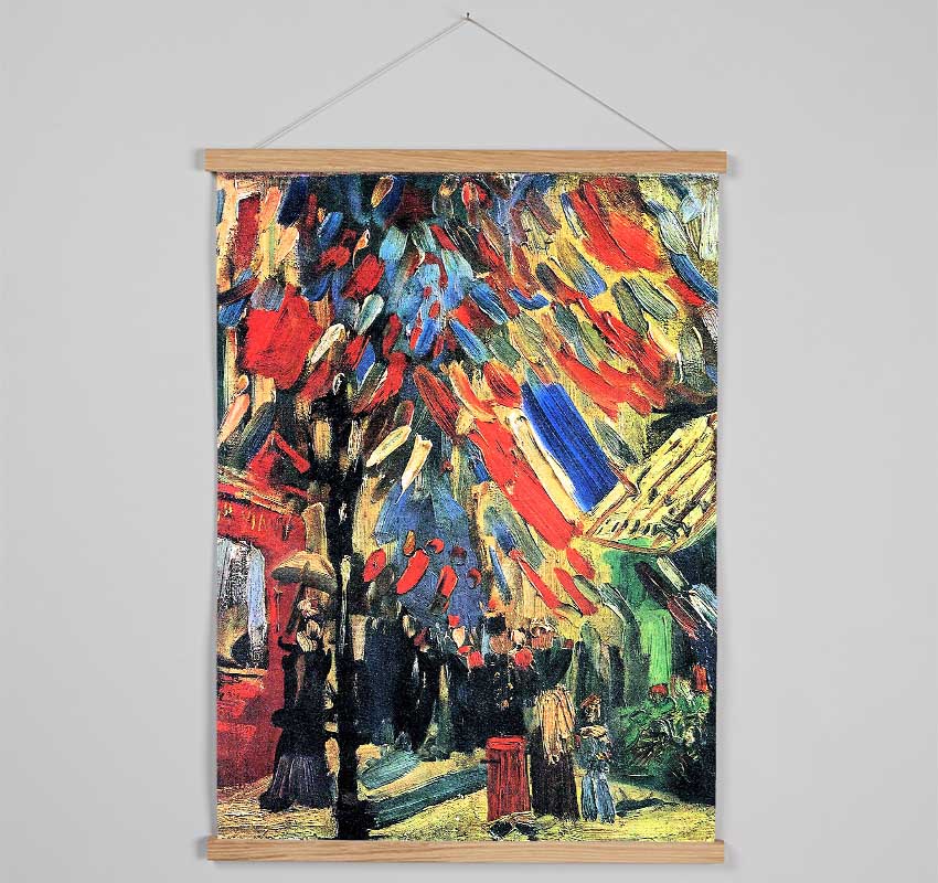 Van Gogh 14 July In Paris Hanging Poster - Wallart-Direct UK