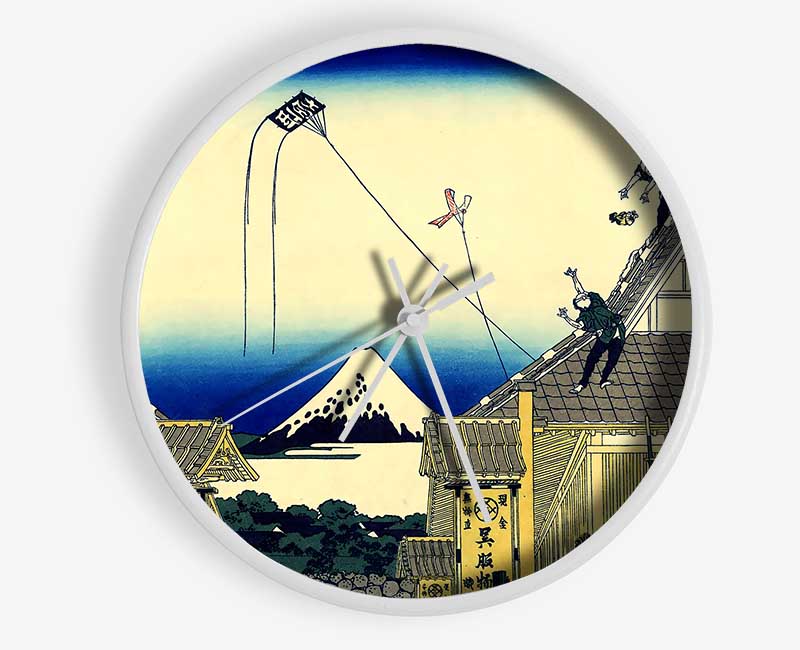 Hokusai A Sketch Of The Mitsui Shop Clock - Wallart-Direct UK