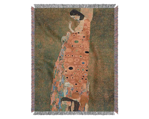 Klimt Abandoned Hope Woven Blanket