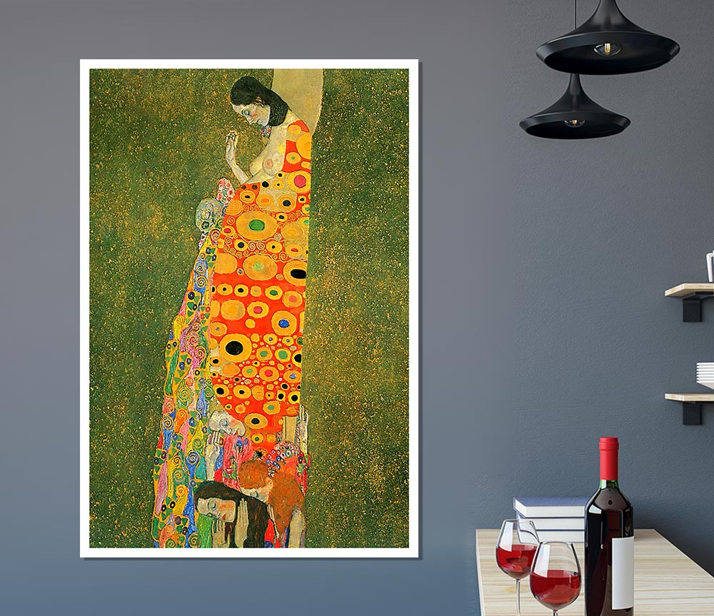 Klimt Abandoned Hope Print Poster Wall Art