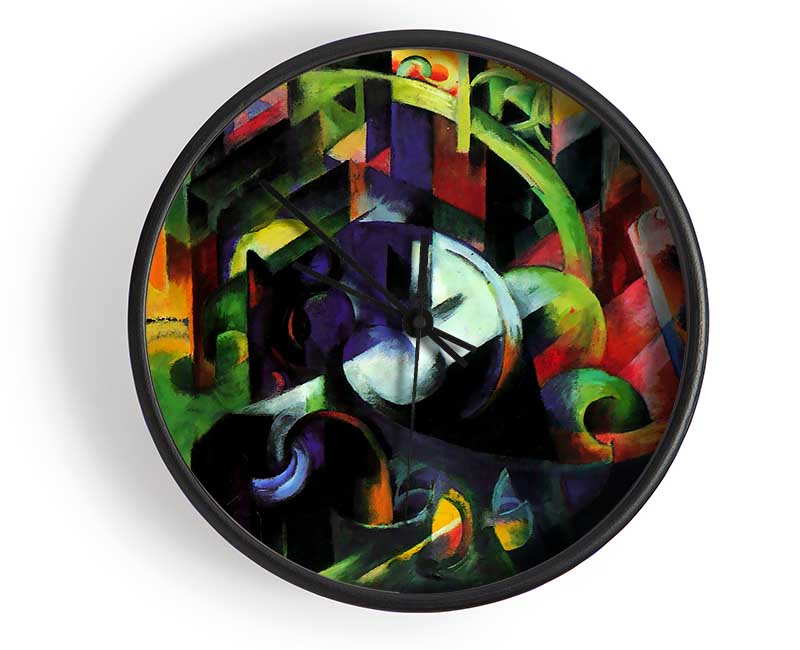 Franz Marc Abstract With Cattle Clock - Wallart-Direct UK