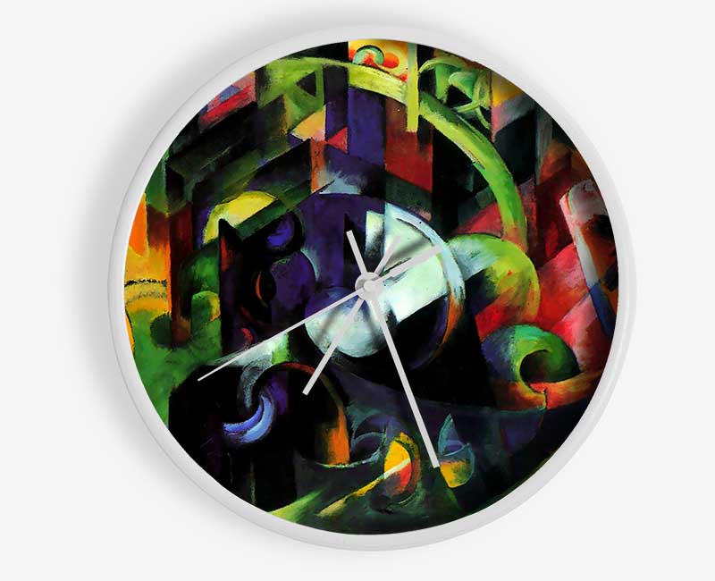 Franz Marc Abstract With Cattle Clock - Wallart-Direct UK