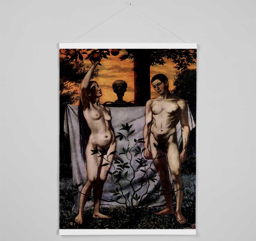 Hans Thoma Adam And Eve Hanging Poster - Wallart-Direct UK