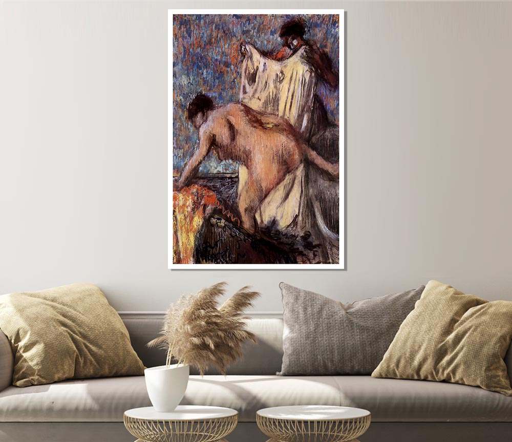 Degas After Bathing 3 Print Poster Wall Art