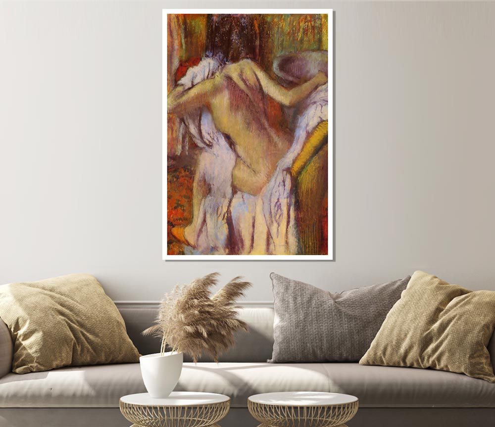 Degas After Bathing 4 Print Poster Wall Art